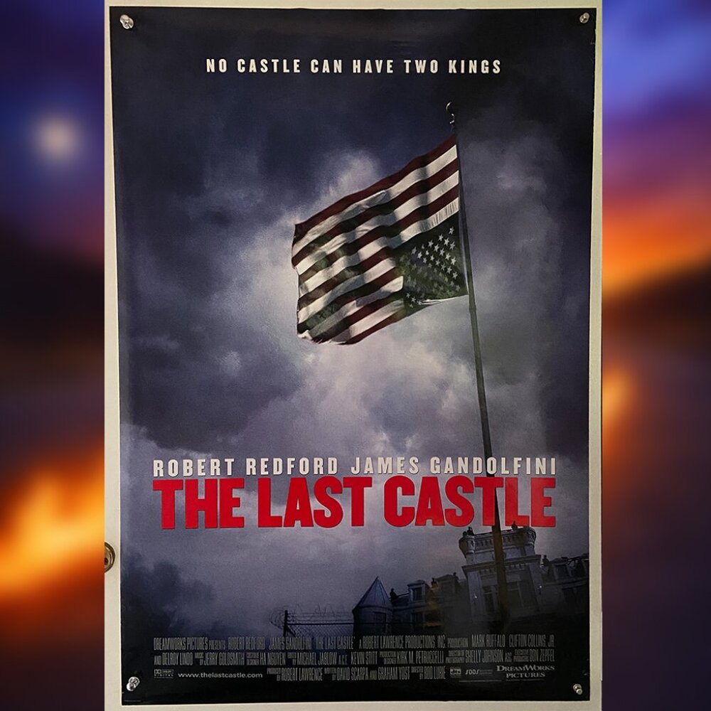 THE LAST CASTLE (2001) - ORIGINAL DOUBLE SIDED MOVIE POSTER
